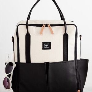 Petunia Pickle Bottom Black and White Baby Bag